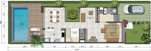 MẪU VILLA S1 - 3 TẦNG