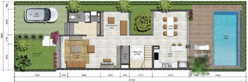 MẪU VILLA S1M - 3 TẦNG